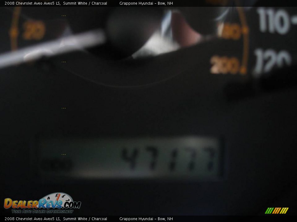 2008 Chevrolet Aveo Aveo5 LS Summit White / Charcoal Photo #8