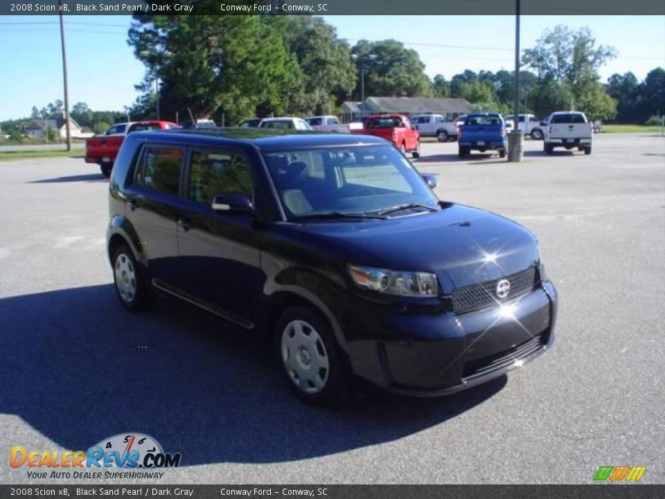 2008 Scion xB Black Sand Pearl / Dark Gray Photo #3