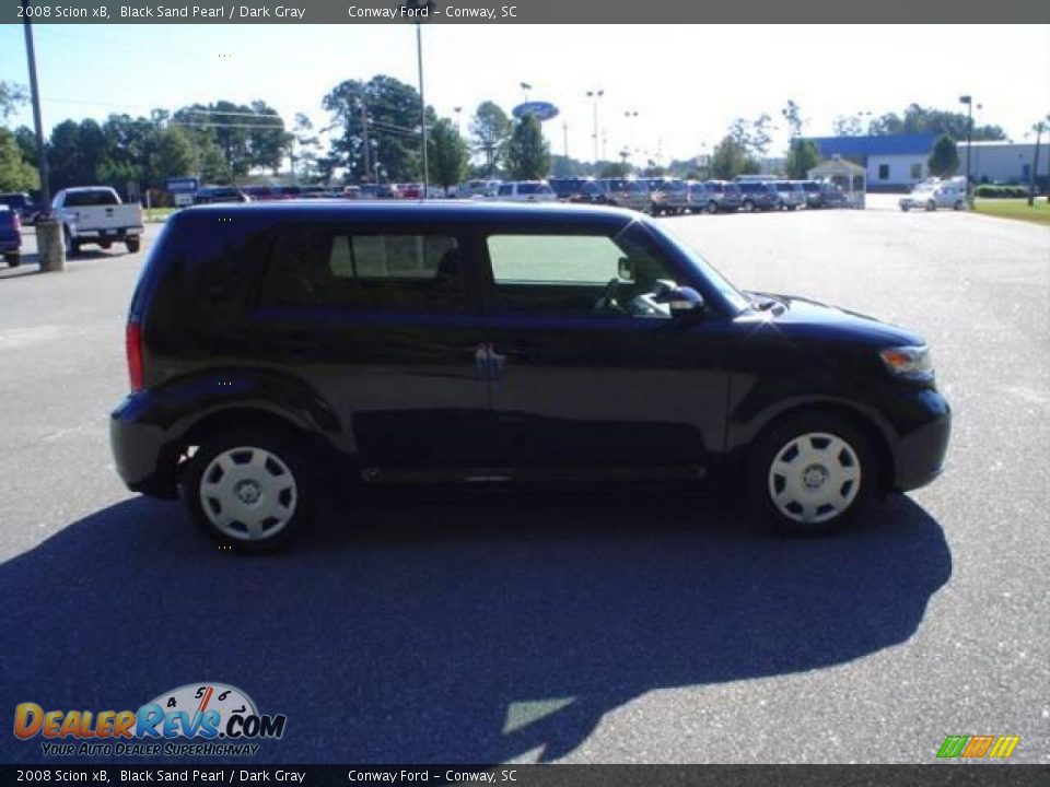 2008 Scion xB Black Sand Pearl / Dark Gray Photo #4