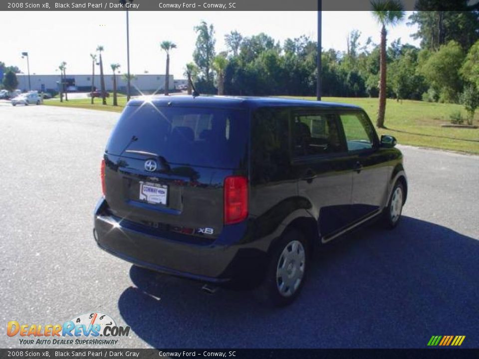 2008 Scion xB Black Sand Pearl / Dark Gray Photo #5