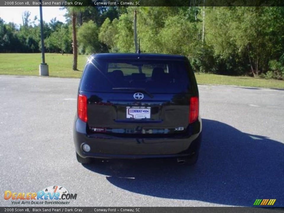 2008 Scion xB Black Sand Pearl / Dark Gray Photo #6