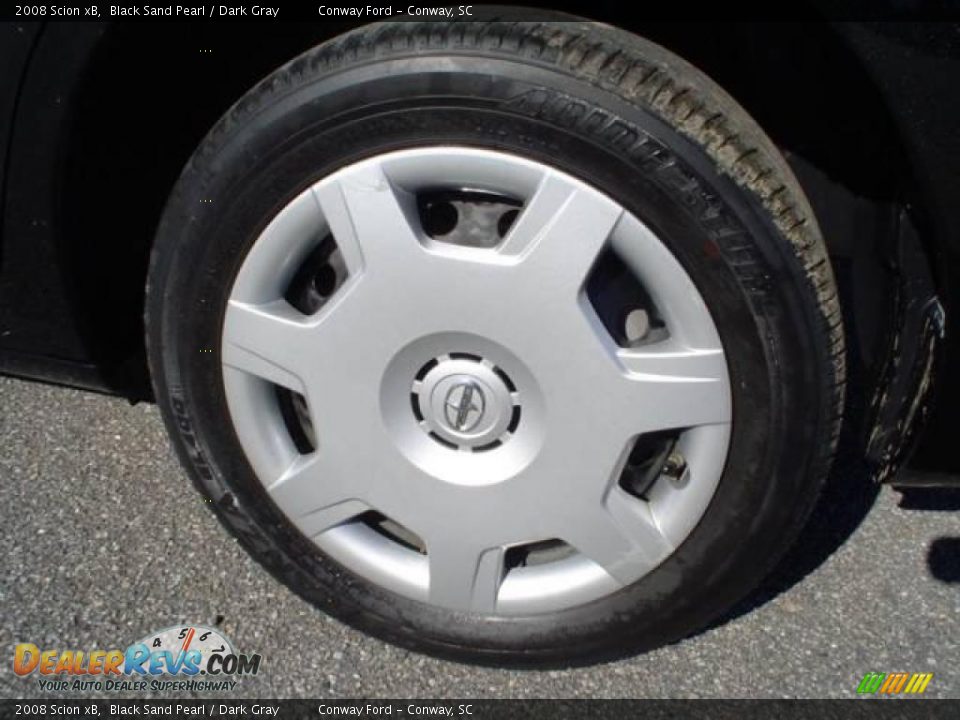 2008 Scion xB Black Sand Pearl / Dark Gray Photo #9