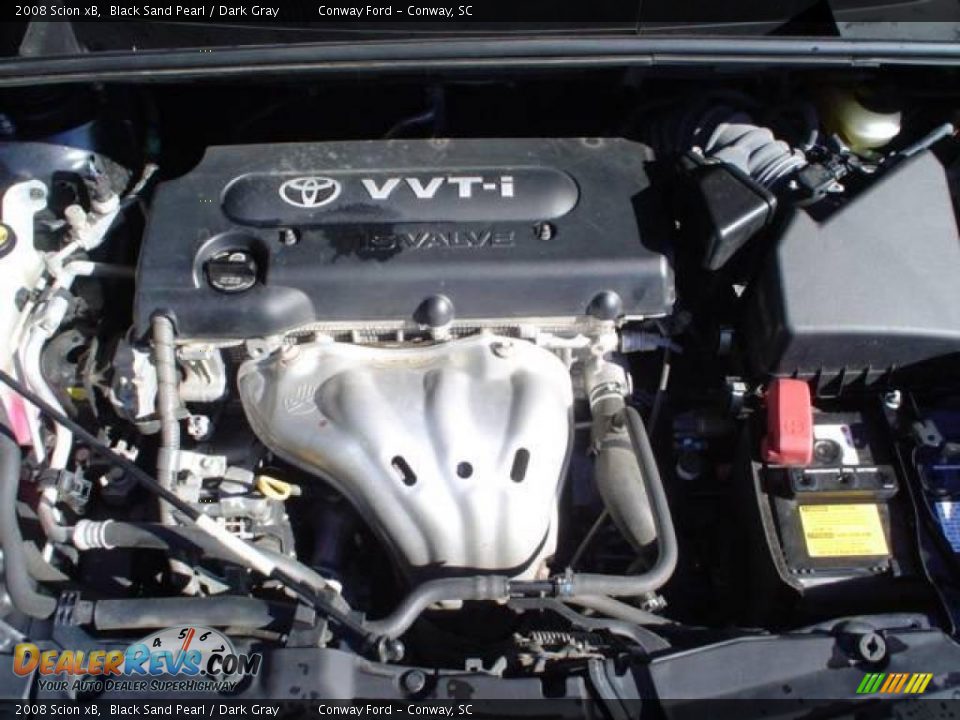 2008 Scion xB Black Sand Pearl / Dark Gray Photo #11
