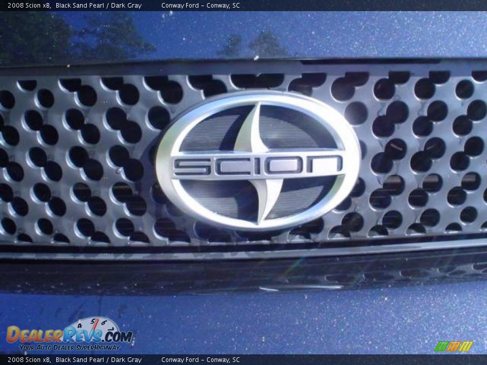 2008 Scion xB Black Sand Pearl / Dark Gray Photo #12