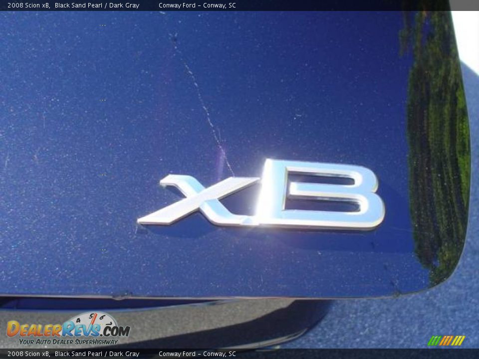 2008 Scion xB Black Sand Pearl / Dark Gray Photo #13