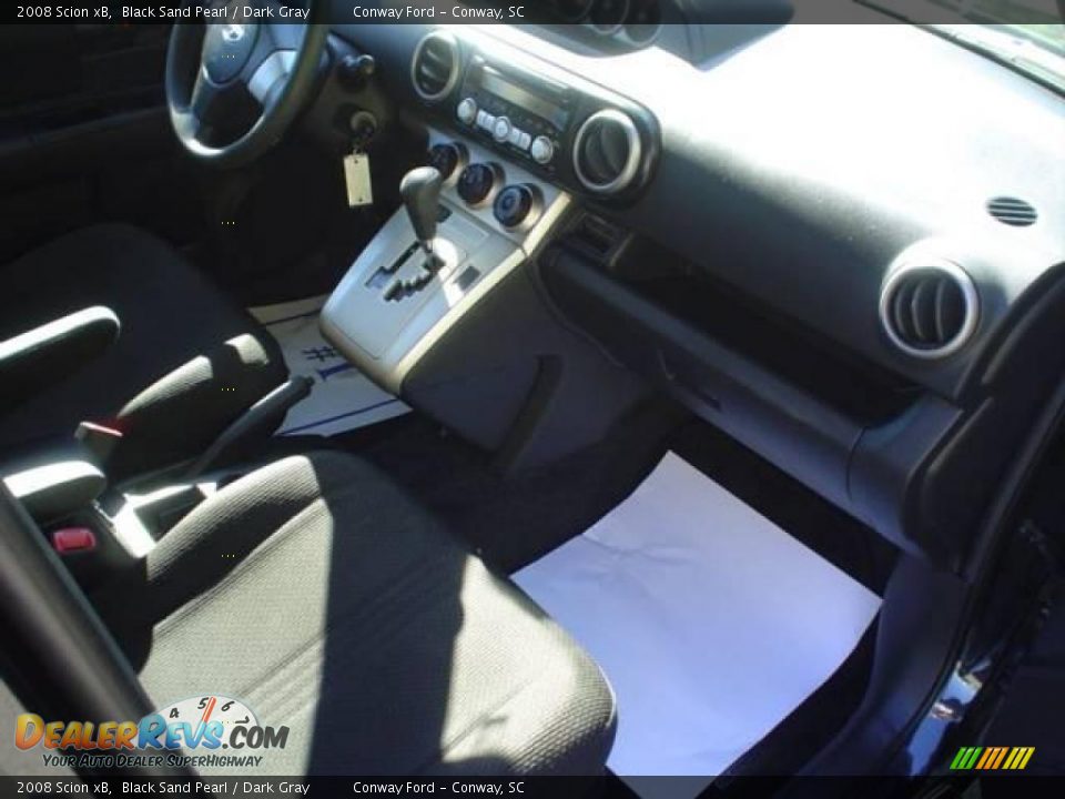 2008 Scion xB Black Sand Pearl / Dark Gray Photo #18
