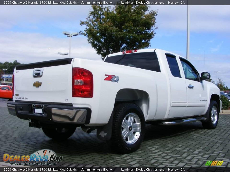 2009 Chevrolet Silverado 1500 LT Extended Cab 4x4 Summit White / Ebony Photo #5