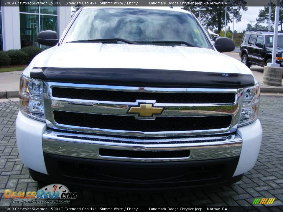 2009 Chevrolet Silverado 1500 LT Extended Cab 4x4 Summit White / Ebony Photo #8