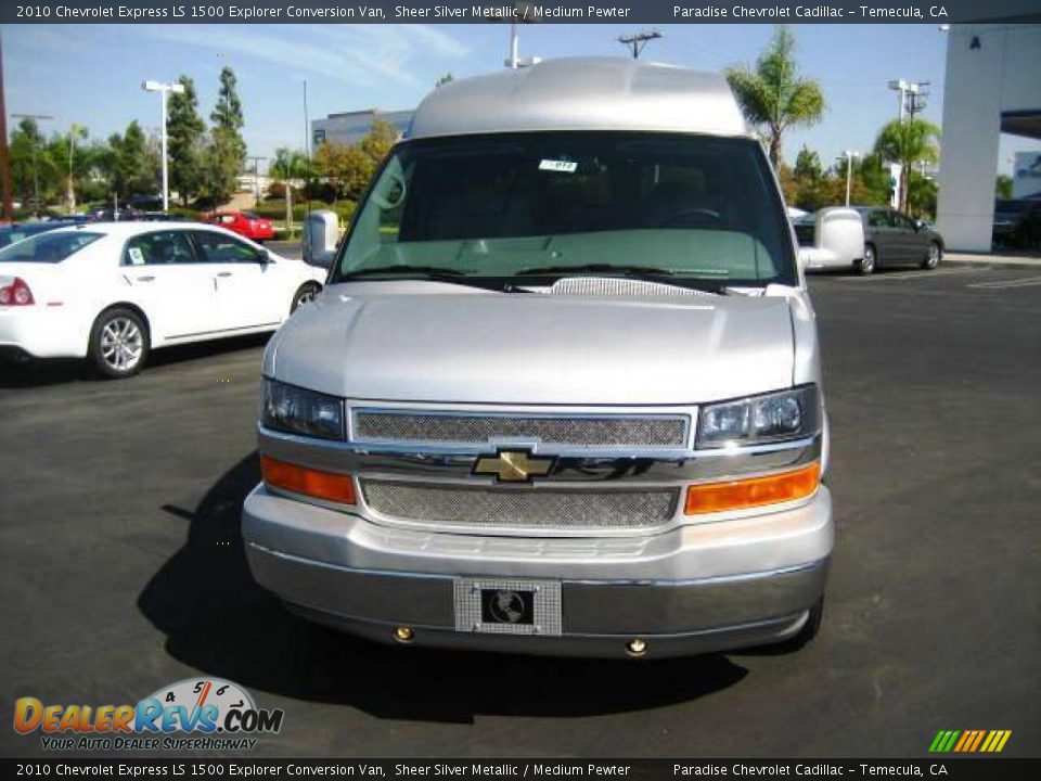 2010 Chevrolet Express LS 1500 Explorer Conversion Van Sheer Silver Metallic / Medium Pewter Photo #2