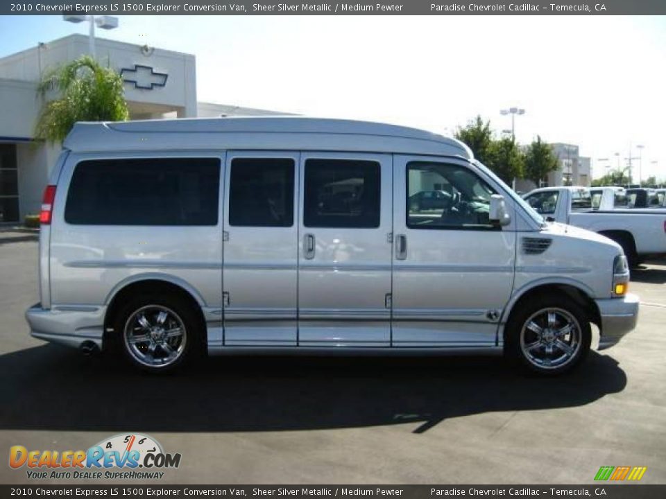 2010 Chevrolet Express LS 1500 Explorer Conversion Van Sheer Silver Metallic / Medium Pewter Photo #8