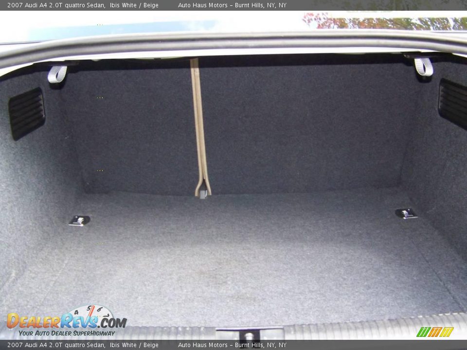 2007 Audi A4 2.0T quattro Sedan Ibis White / Beige Photo #15