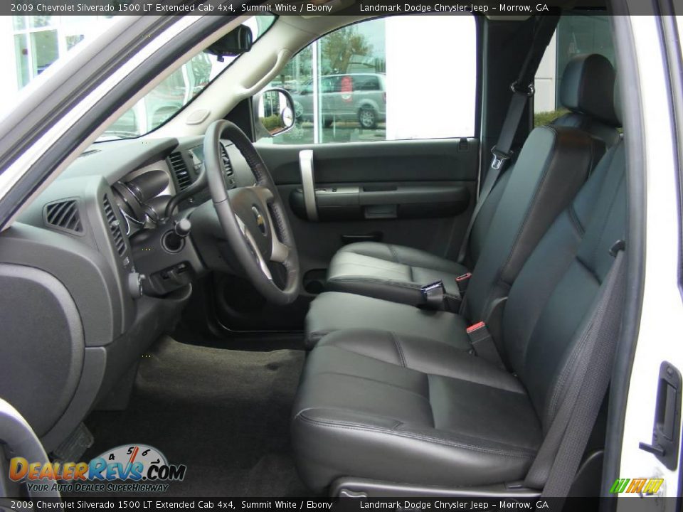2009 Chevrolet Silverado 1500 LT Extended Cab 4x4 Summit White / Ebony Photo #14