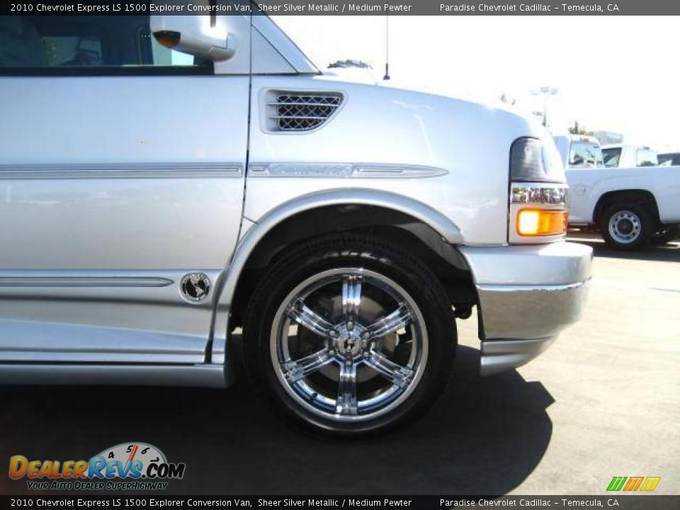 2010 Chevrolet Express LS 1500 Explorer Conversion Van Sheer Silver Metallic / Medium Pewter Photo #9