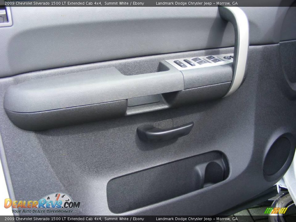 2009 Chevrolet Silverado 1500 LT Extended Cab 4x4 Summit White / Ebony Photo #15