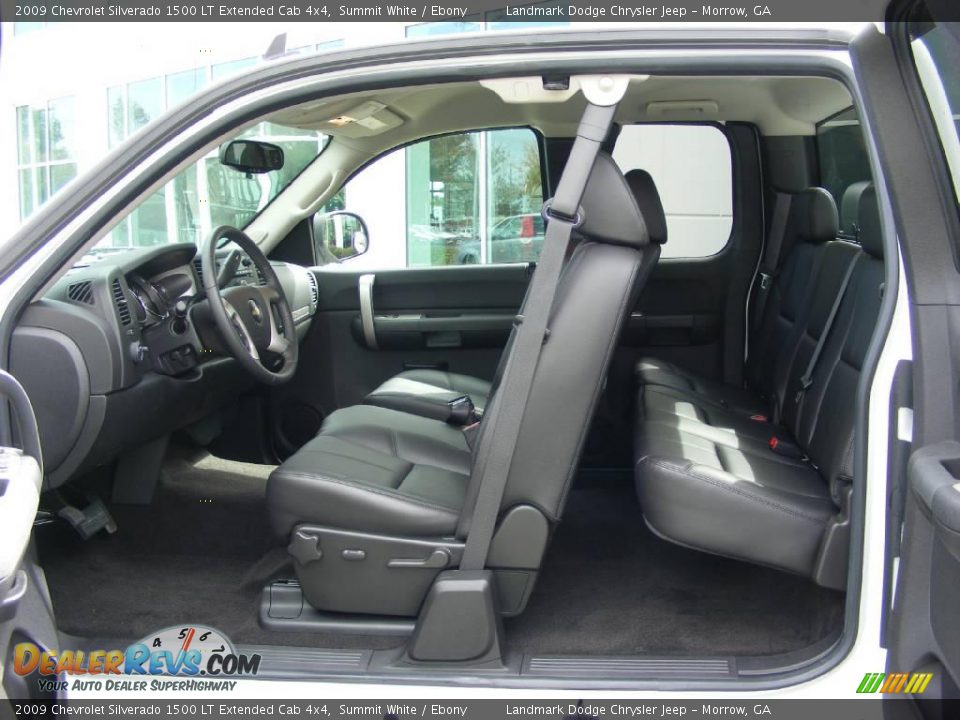 2009 Chevrolet Silverado 1500 LT Extended Cab 4x4 Summit White / Ebony Photo #17