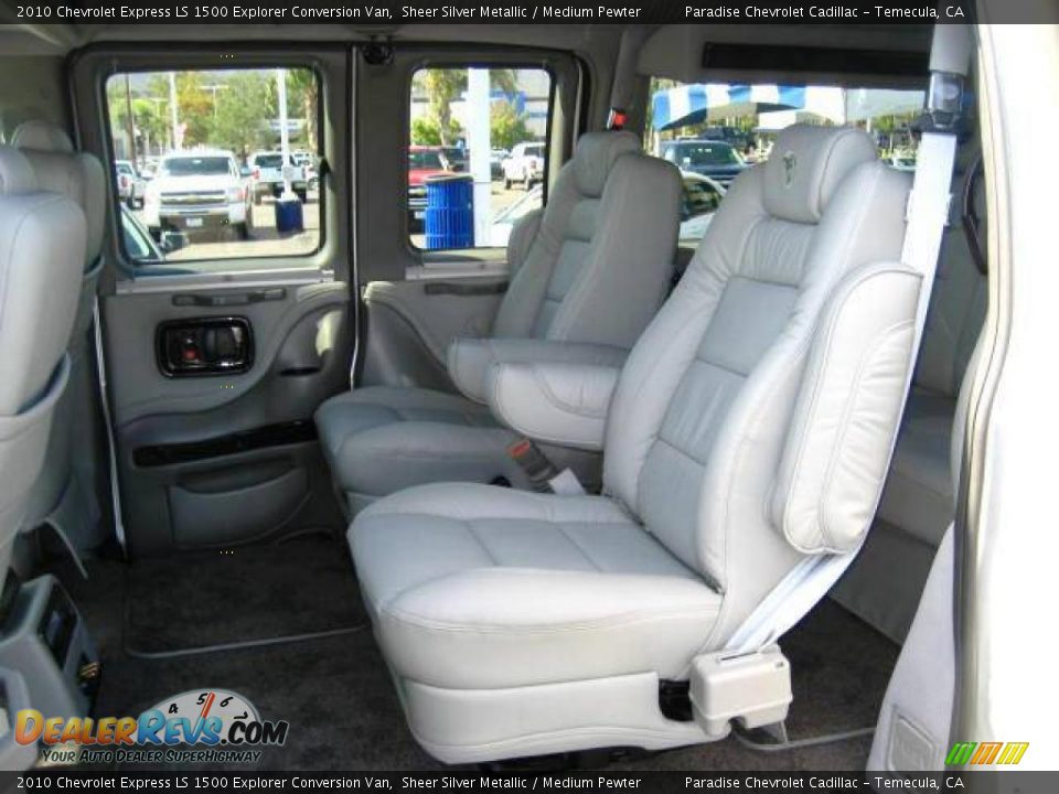 2010 Chevrolet Express LS 1500 Explorer Conversion Van Sheer Silver Metallic / Medium Pewter Photo #12