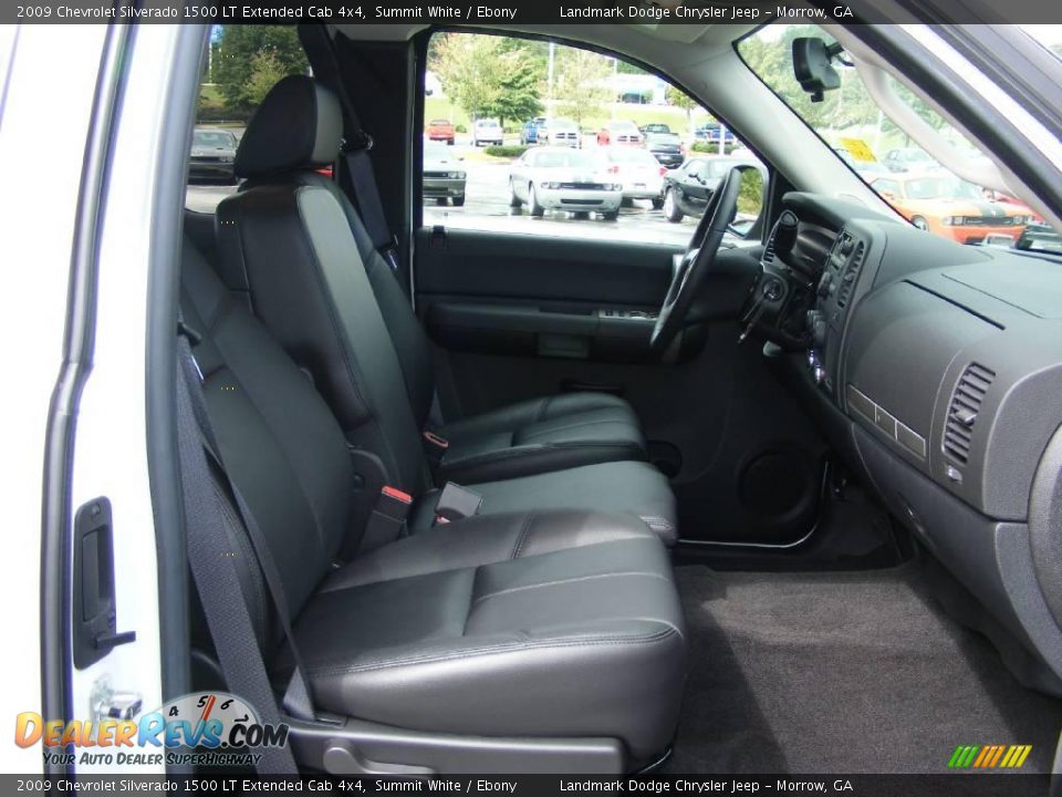2009 Chevrolet Silverado 1500 LT Extended Cab 4x4 Summit White / Ebony Photo #19