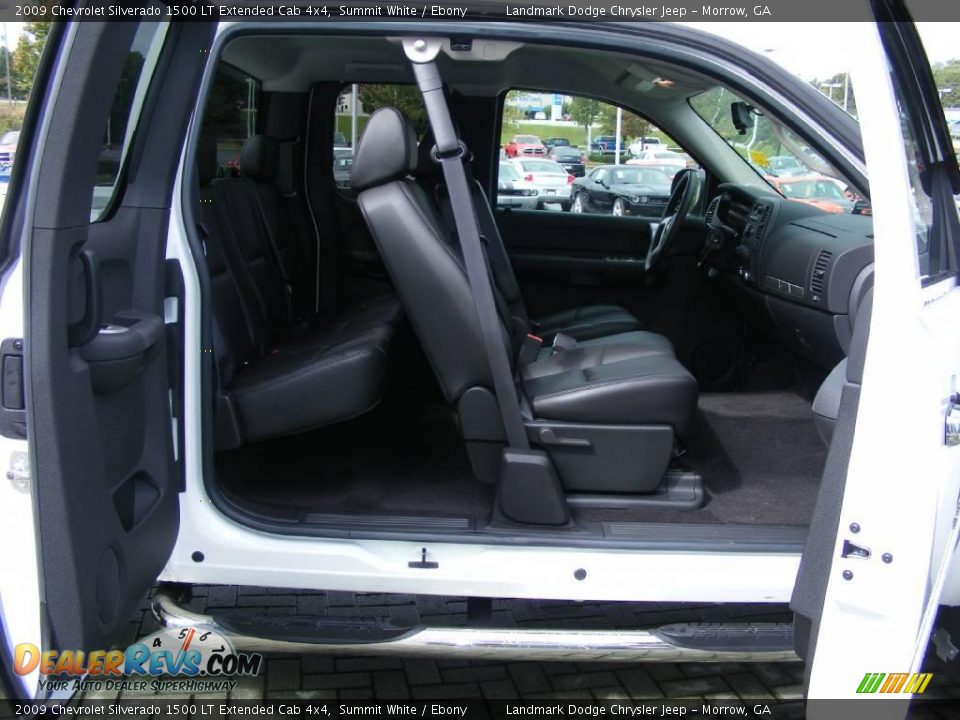 2009 Chevrolet Silverado 1500 LT Extended Cab 4x4 Summit White / Ebony Photo #21