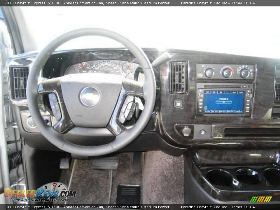 2010 Chevrolet Express LS 1500 Explorer Conversion Van Sheer Silver Metallic / Medium Pewter Photo #17