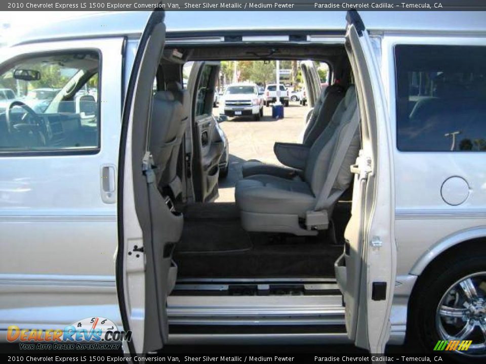 2010 Chevrolet Express LS 1500 Explorer Conversion Van Sheer Silver Metallic / Medium Pewter Photo #22