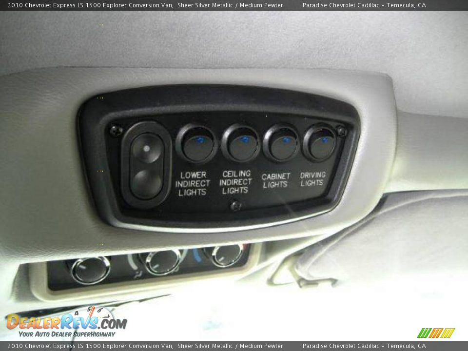 2010 Chevrolet Express LS 1500 Explorer Conversion Van Sheer Silver Metallic / Medium Pewter Photo #28