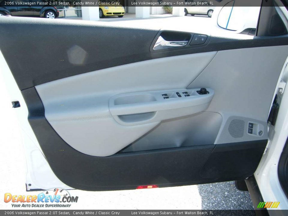 2006 Volkswagen Passat 2.0T Sedan Candy White / Classic Grey Photo #17