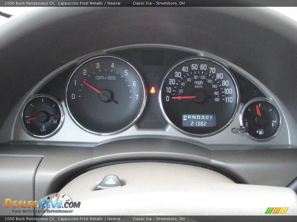 2006 Buick Rendezvous CX Cappuccino Frost Metallic / Neutral Photo #10