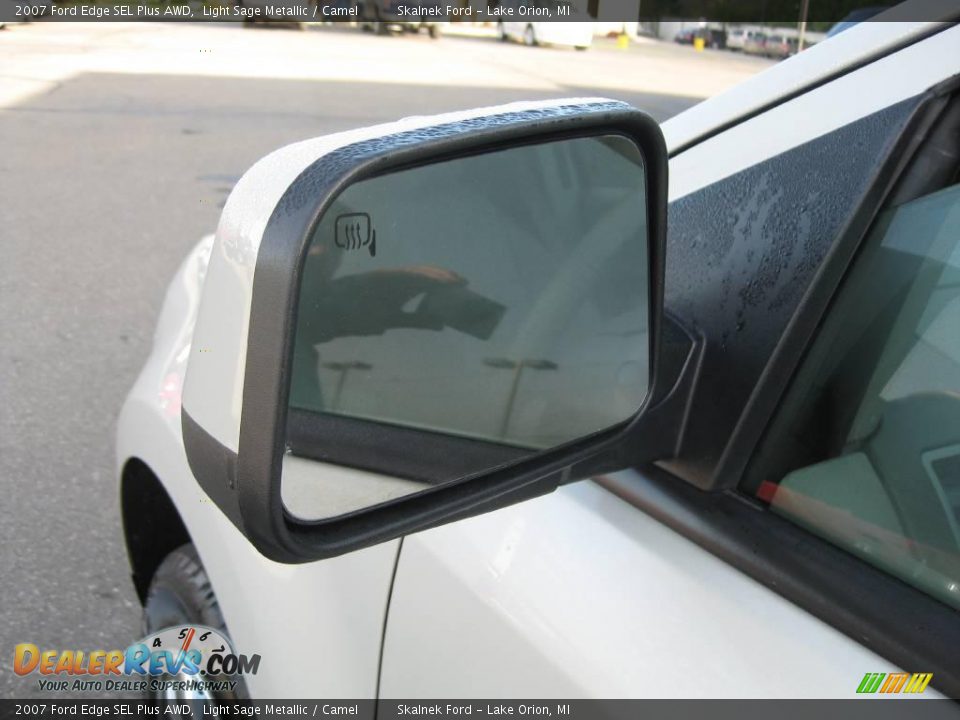 2007 Ford Edge SEL Plus AWD Light Sage Metallic / Camel Photo #19