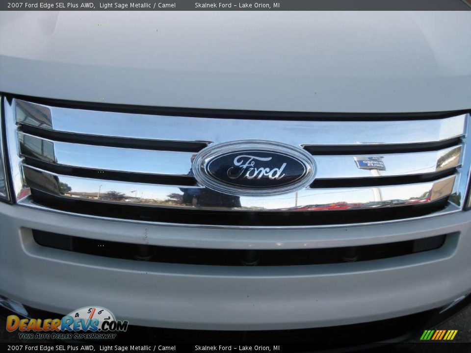 2007 Ford Edge SEL Plus AWD Light Sage Metallic / Camel Photo #21