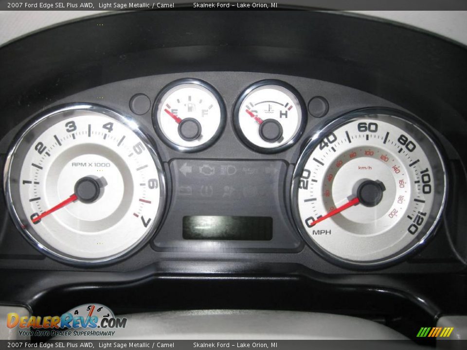 2007 Ford Edge SEL Plus AWD Light Sage Metallic / Camel Photo #27