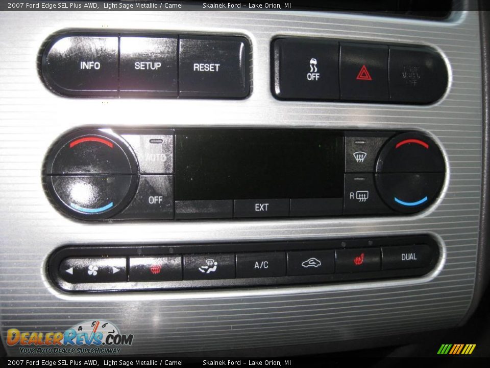 2007 Ford Edge SEL Plus AWD Light Sage Metallic / Camel Photo #30