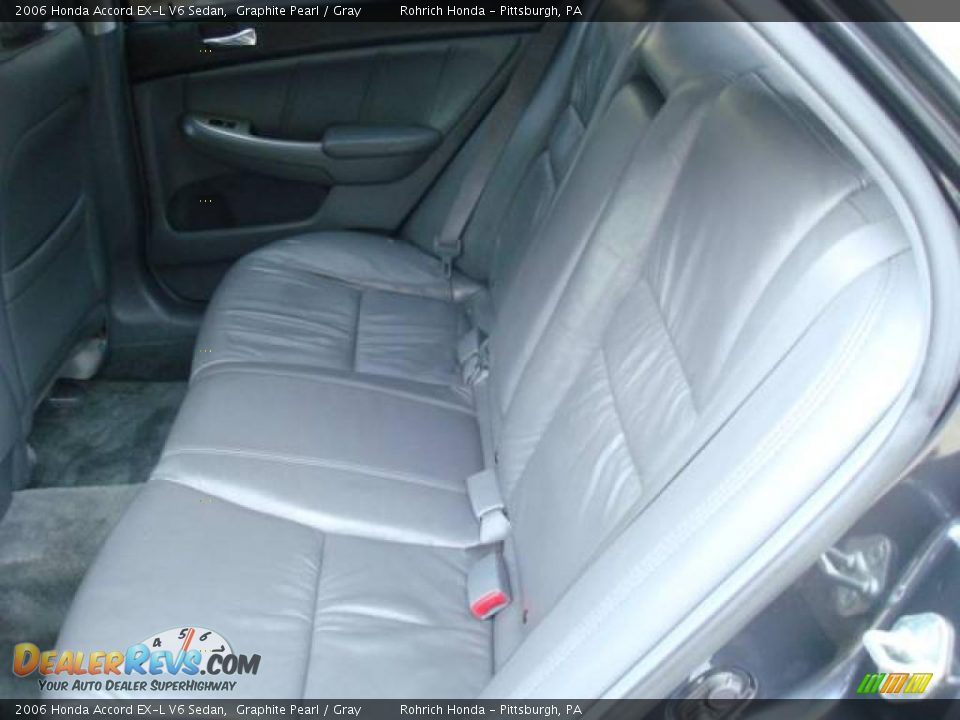 2006 Honda Accord EX-L V6 Sedan Graphite Pearl / Gray Photo #11