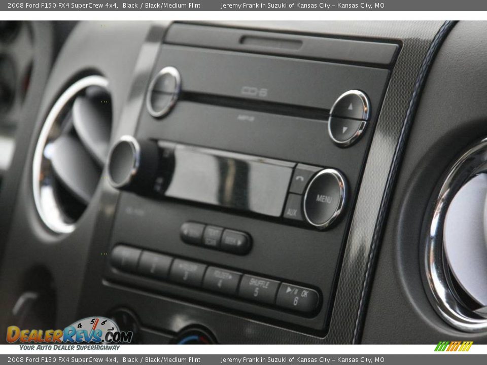 2008 Ford F150 FX4 SuperCrew 4x4 Black / Black/Medium Flint Photo #8