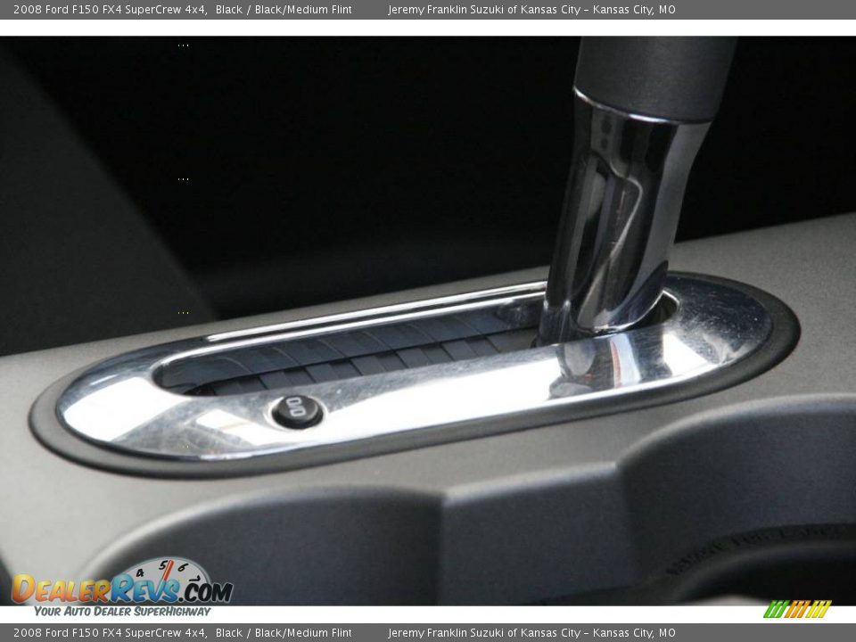 2008 Ford F150 FX4 SuperCrew 4x4 Black / Black/Medium Flint Photo #9