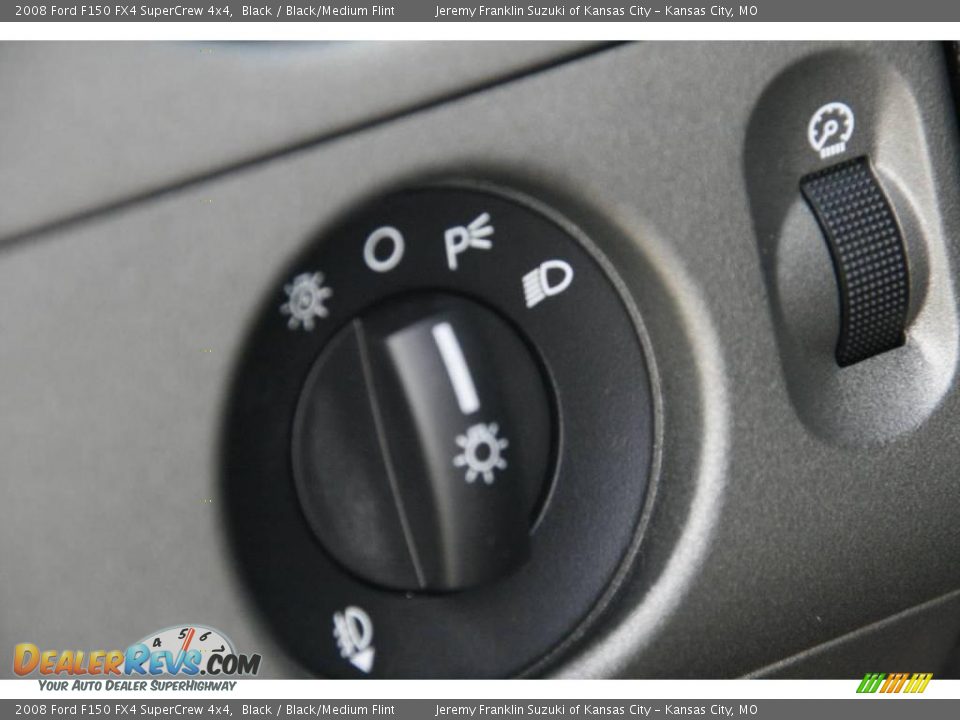 2008 Ford F150 FX4 SuperCrew 4x4 Black / Black/Medium Flint Photo #20