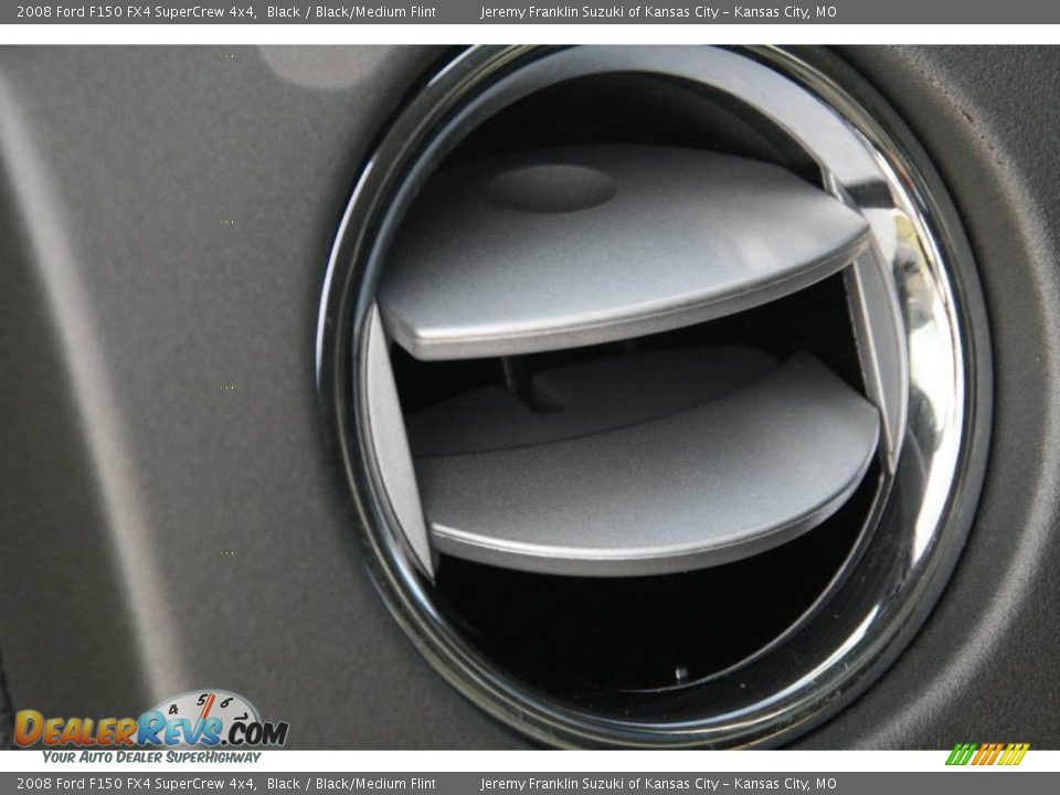 2008 Ford F150 FX4 SuperCrew 4x4 Black / Black/Medium Flint Photo #21