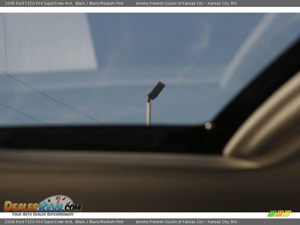 2008 Ford F150 FX4 SuperCrew 4x4 Black / Black/Medium Flint Photo #22