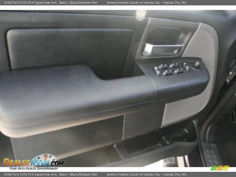 2008 Ford F150 FX4 SuperCrew 4x4 Black / Black/Medium Flint Photo #23