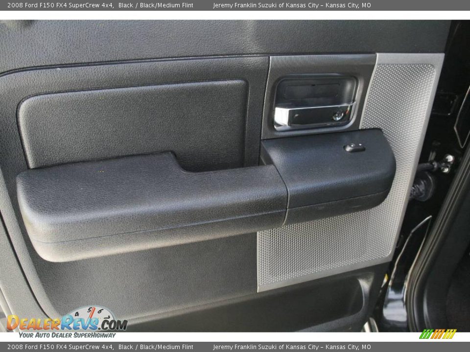 2008 Ford F150 FX4 SuperCrew 4x4 Black / Black/Medium Flint Photo #25
