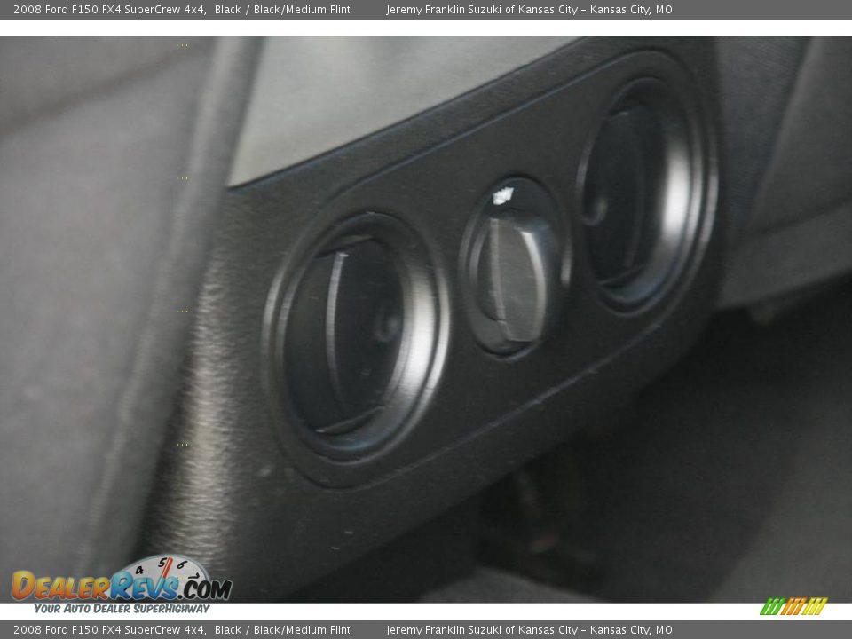2008 Ford F150 FX4 SuperCrew 4x4 Black / Black/Medium Flint Photo #27