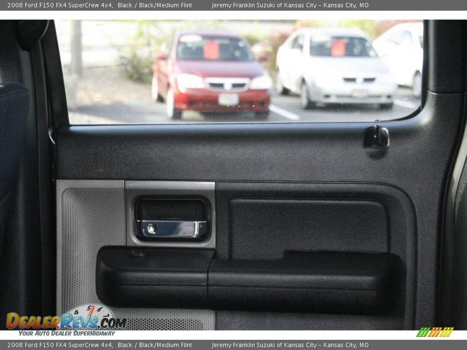 2008 Ford F150 FX4 SuperCrew 4x4 Black / Black/Medium Flint Photo #28
