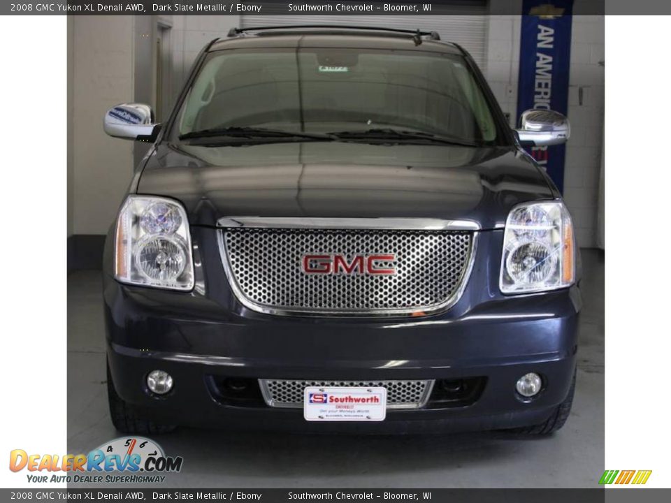 2008 GMC Yukon XL Denali AWD Dark Slate Metallic / Ebony Photo #2