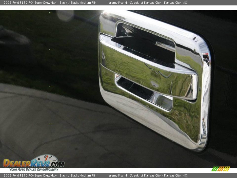2008 Ford F150 FX4 SuperCrew 4x4 Black / Black/Medium Flint Photo #29