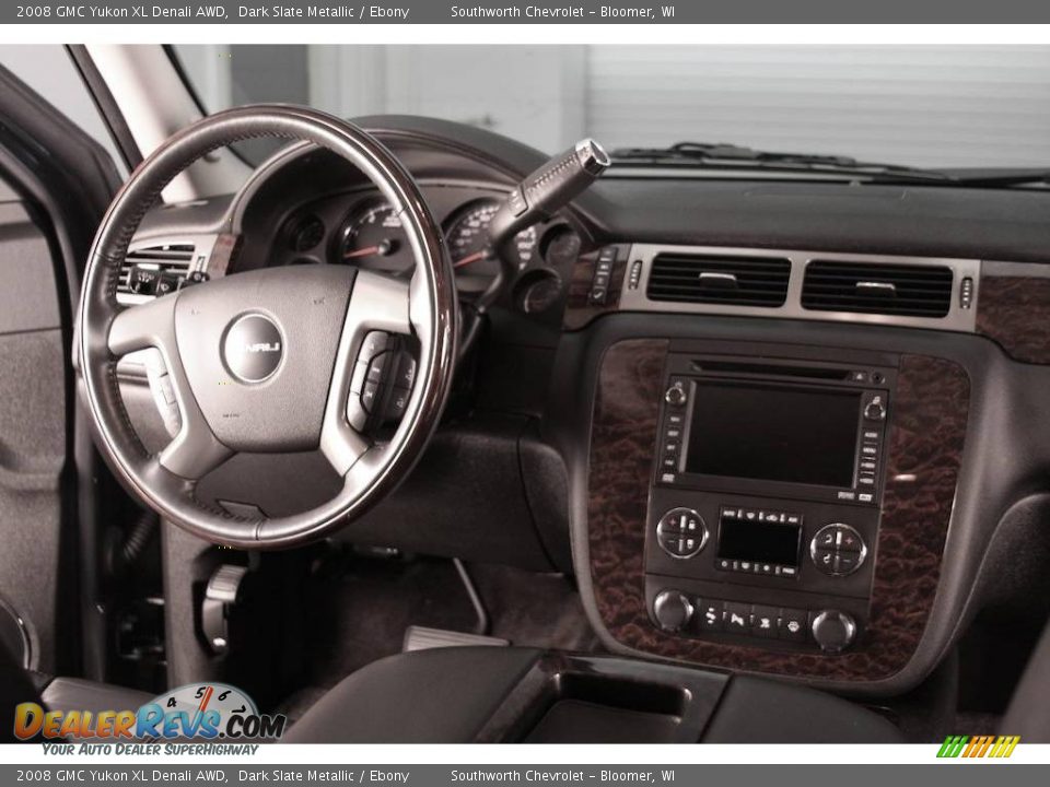 2008 GMC Yukon XL Denali AWD Dark Slate Metallic / Ebony Photo #8