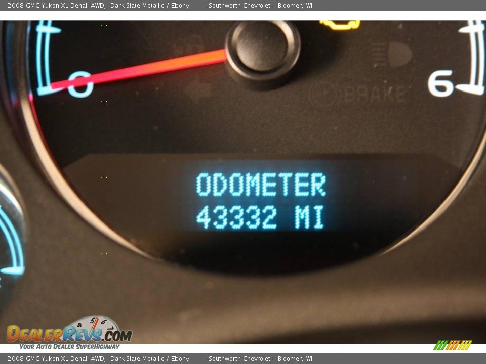 2008 GMC Yukon XL Denali AWD Dark Slate Metallic / Ebony Photo #9