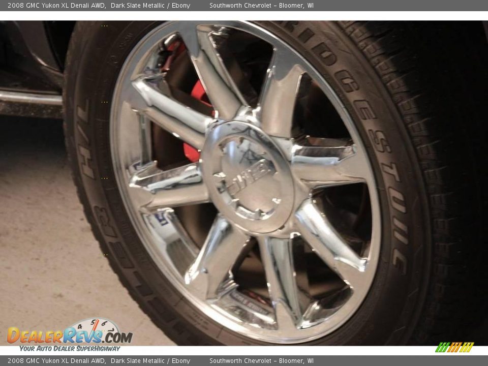 2008 GMC Yukon XL Denali AWD Dark Slate Metallic / Ebony Photo #14