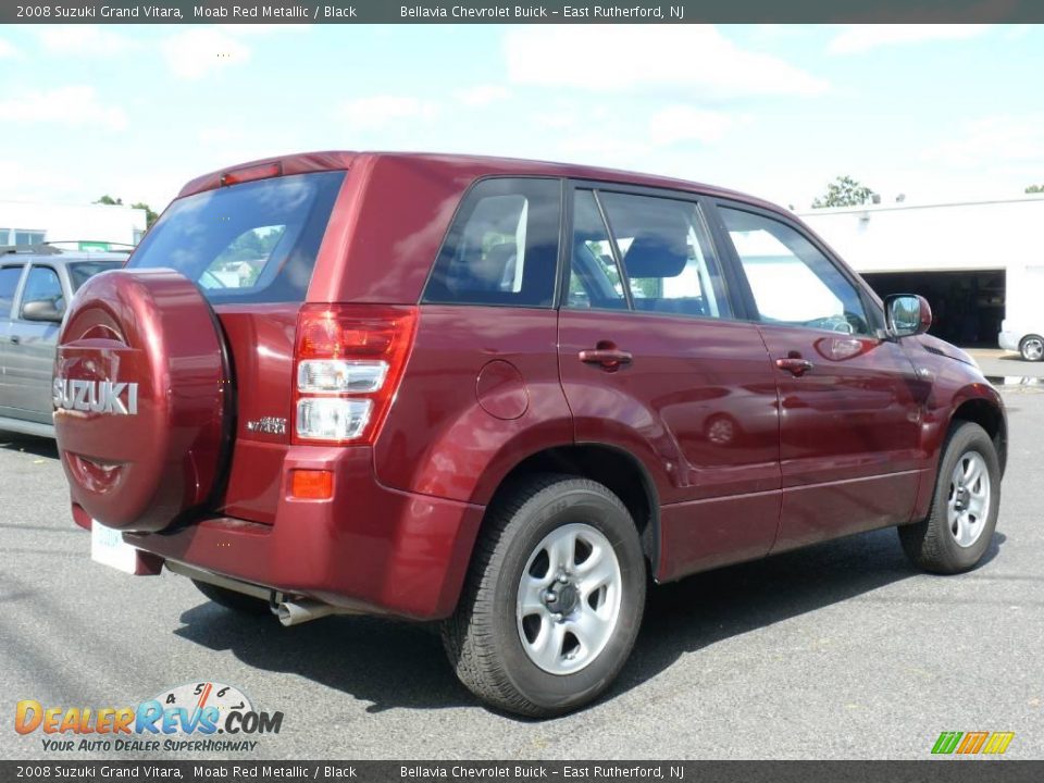 2008 Suzuki Grand Vitara Moab Red Metallic / Black Photo #4
