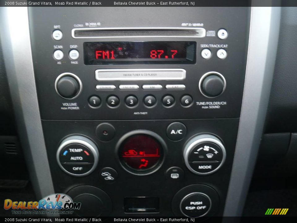 2008 Suzuki Grand Vitara Moab Red Metallic / Black Photo #10