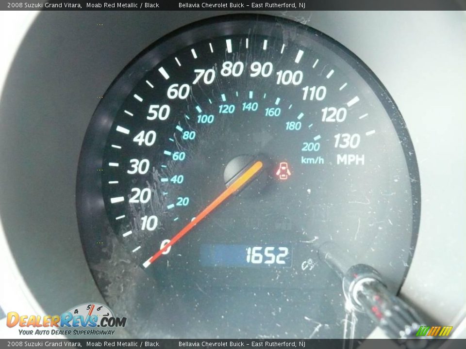 2008 Suzuki Grand Vitara Moab Red Metallic / Black Photo #11