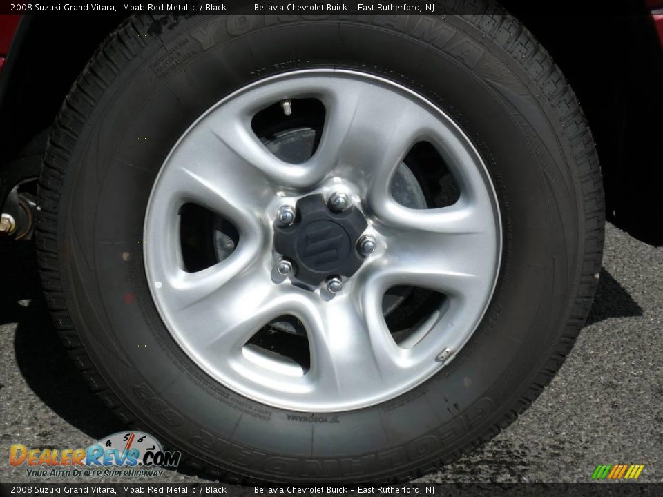 2008 Suzuki Grand Vitara Moab Red Metallic / Black Photo #14